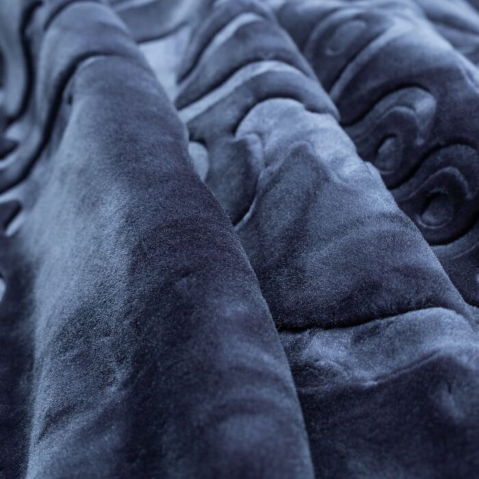 Diamond Faux Mink Blanket Grape Denim Blue Up Diamond Faux Mink Blanket Grape Denim Blue Up