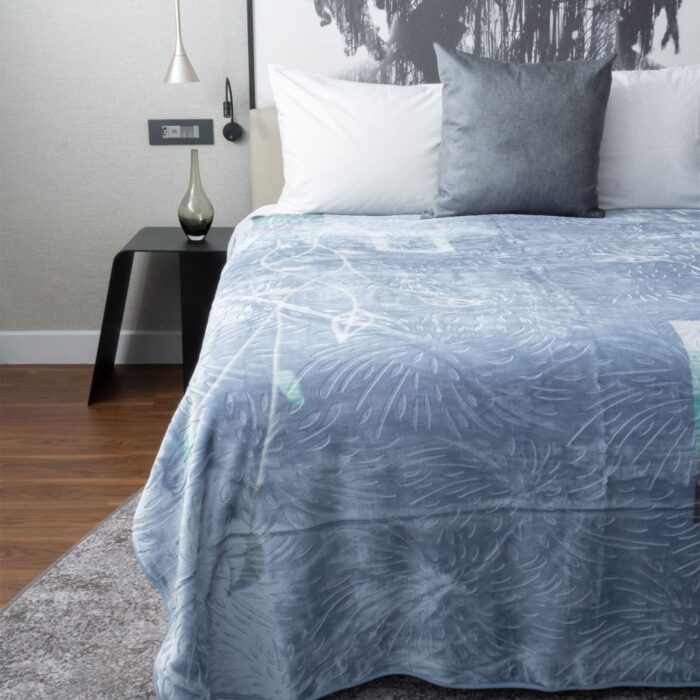 Ubuntu Faux Mink Blanket Blue Ubuntu Faux Mink Blanket Blue