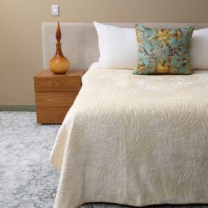 London Faux Mink Blanket Cream London Faux Mink Blanket Cream