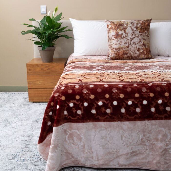 Zoya Faux Mink Blanket Natural Zoya Faux Mink Blanket Natural
