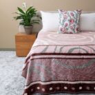 Zoya Faux Mink Blanket Pink