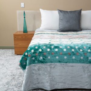Zoya Faux Mink Blanket Teal